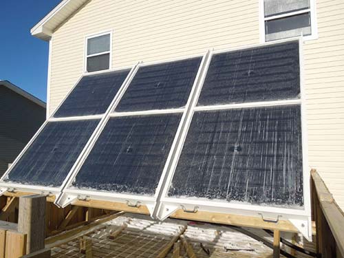 Hydronic Solar Thermal System for Winter Space Heating 