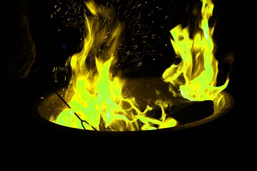 How to Make Golden and Yellow Fire