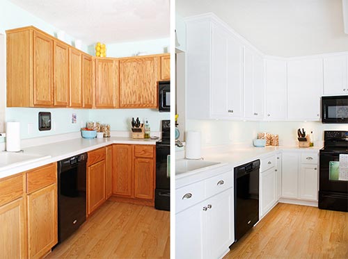 How To Paint Kitchen Cabinets Without Stripping Mental Scoop