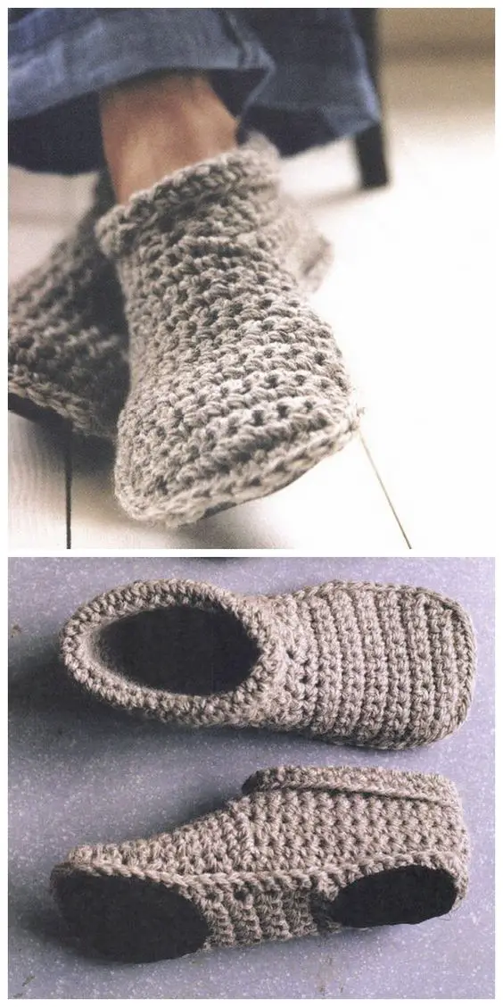 How To Crochet Warm And Cozy Slipper Boots Free Pattern