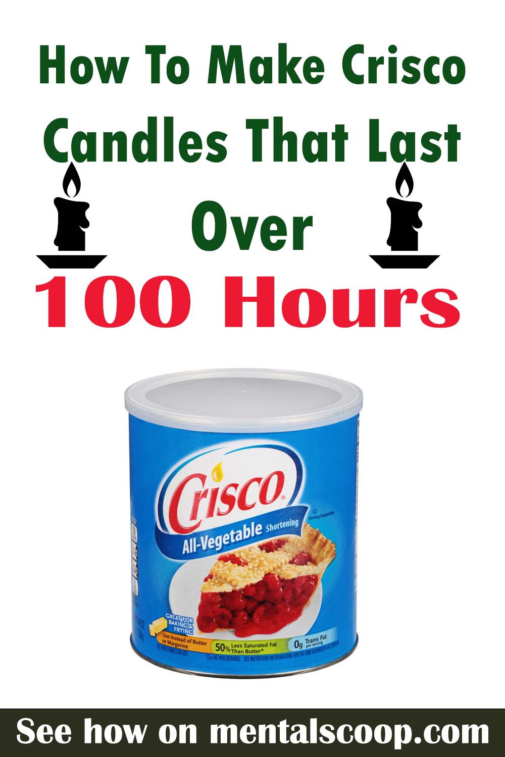 Crisco candle on sale