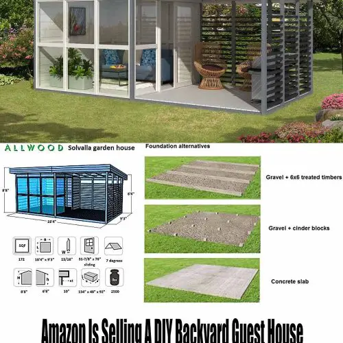 Amazon Is Selling A DIY Backyard Guest House / Office Buildable In A