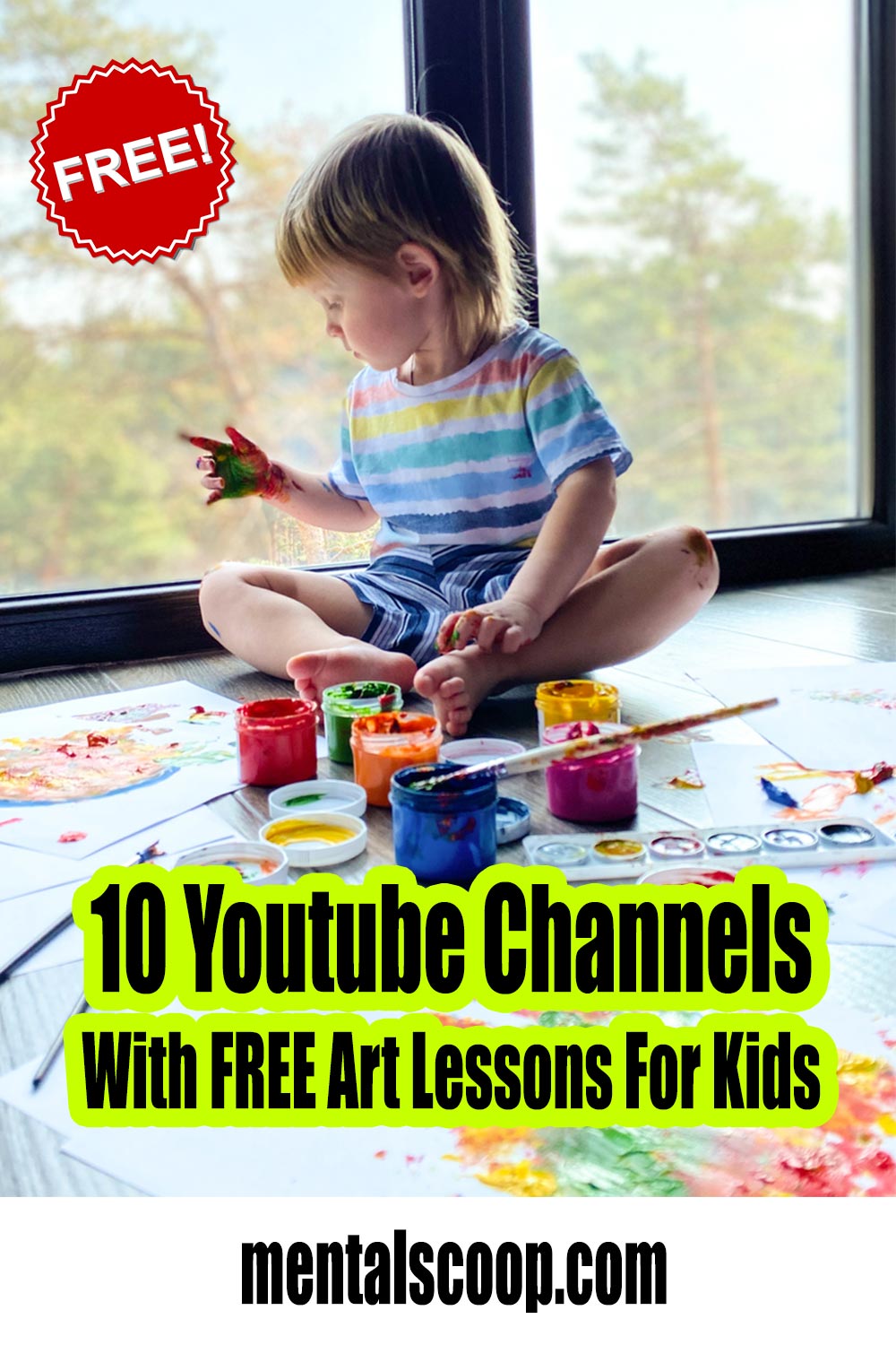 10 Youtube Channels With FREE Art Lessons For Kids - Mental Scoop