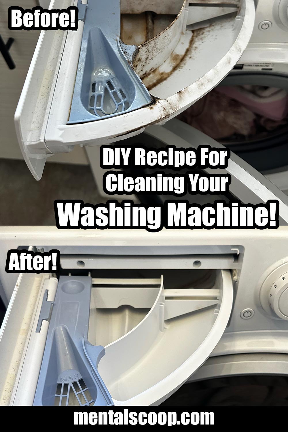 DIY Recipe For Cleaning Your Washing Machine! Mental Scoop