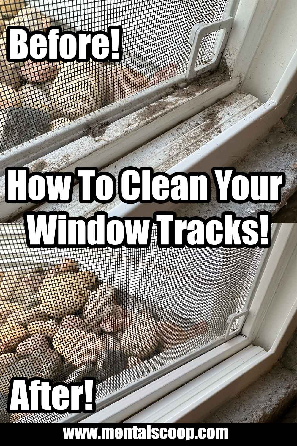 How To Clean Your Window Tracks Mental Scoop