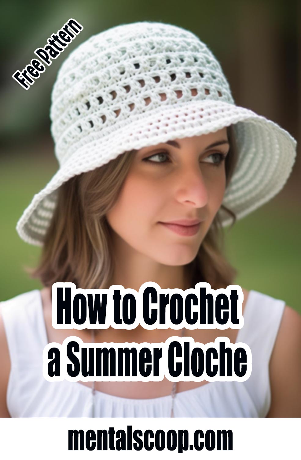 How to Crochet a Summer Cloche. Free Pattern Mental Scoop
