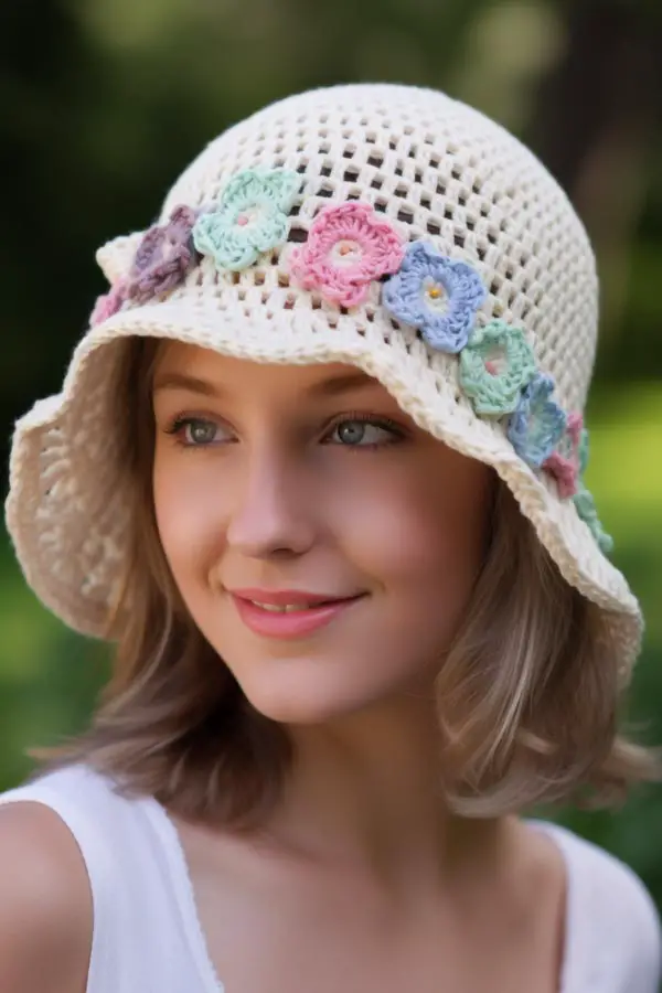 How to Crochet a Summer Cloche. Free Pattern Mental Scoop