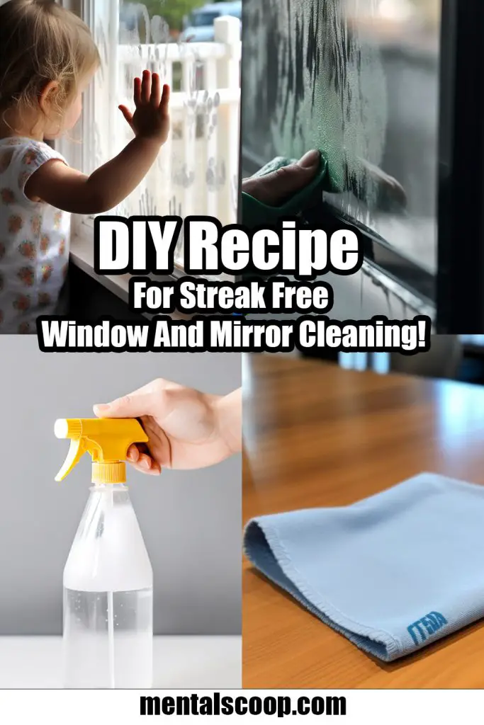 DIY Recipe For Streak Free Window And Glass Cleaning! Mental Scoop