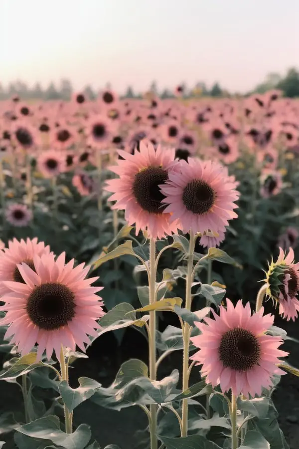 Grow Midnight Oil Pink Sunflowers Mental Scoop