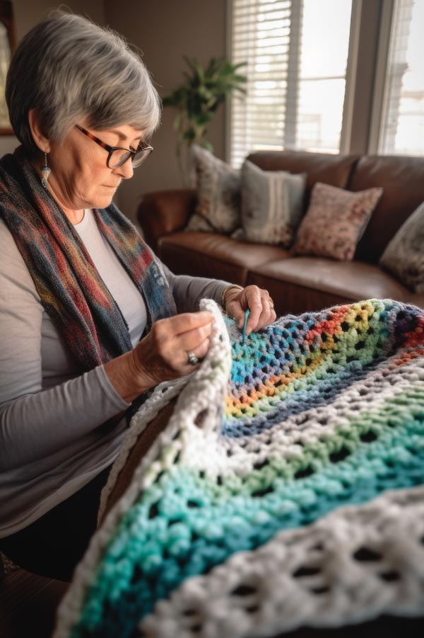 How Do I Block a Gauge Swatch? ‣ Sweet Bird Crochet