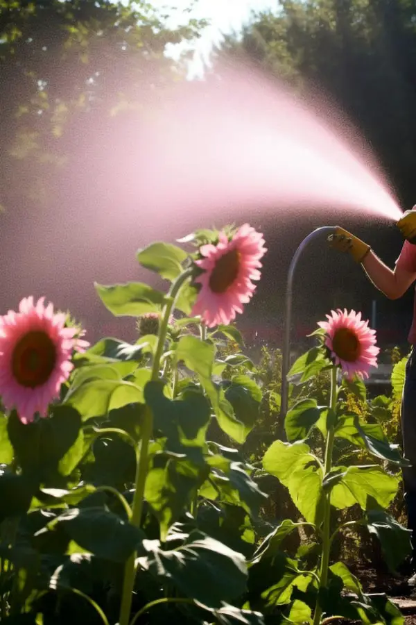 Grow Midnight Oil Pink Sunflowers Mental Scoop