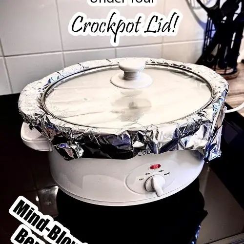 Paper Towel Trick Under The Crockpot Lid! Mental Scoop