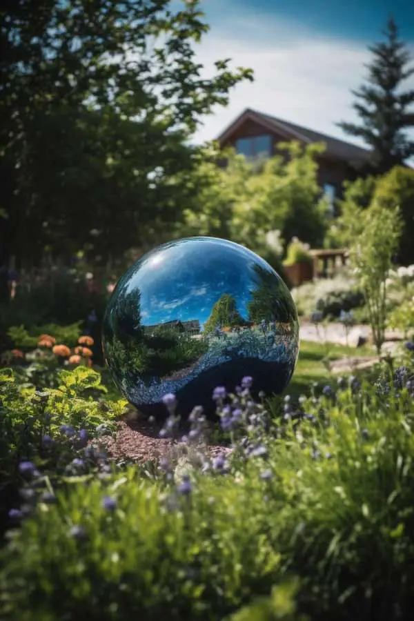 How to Make Gazing Balls For Your Garden Mental Scoop