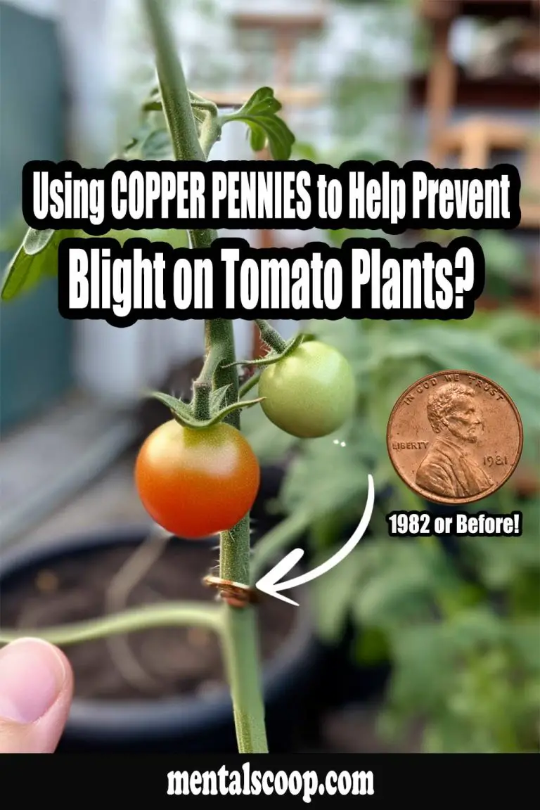 Using Copper Pennies to Help Prevent Blight on Tomato Plants? Mental