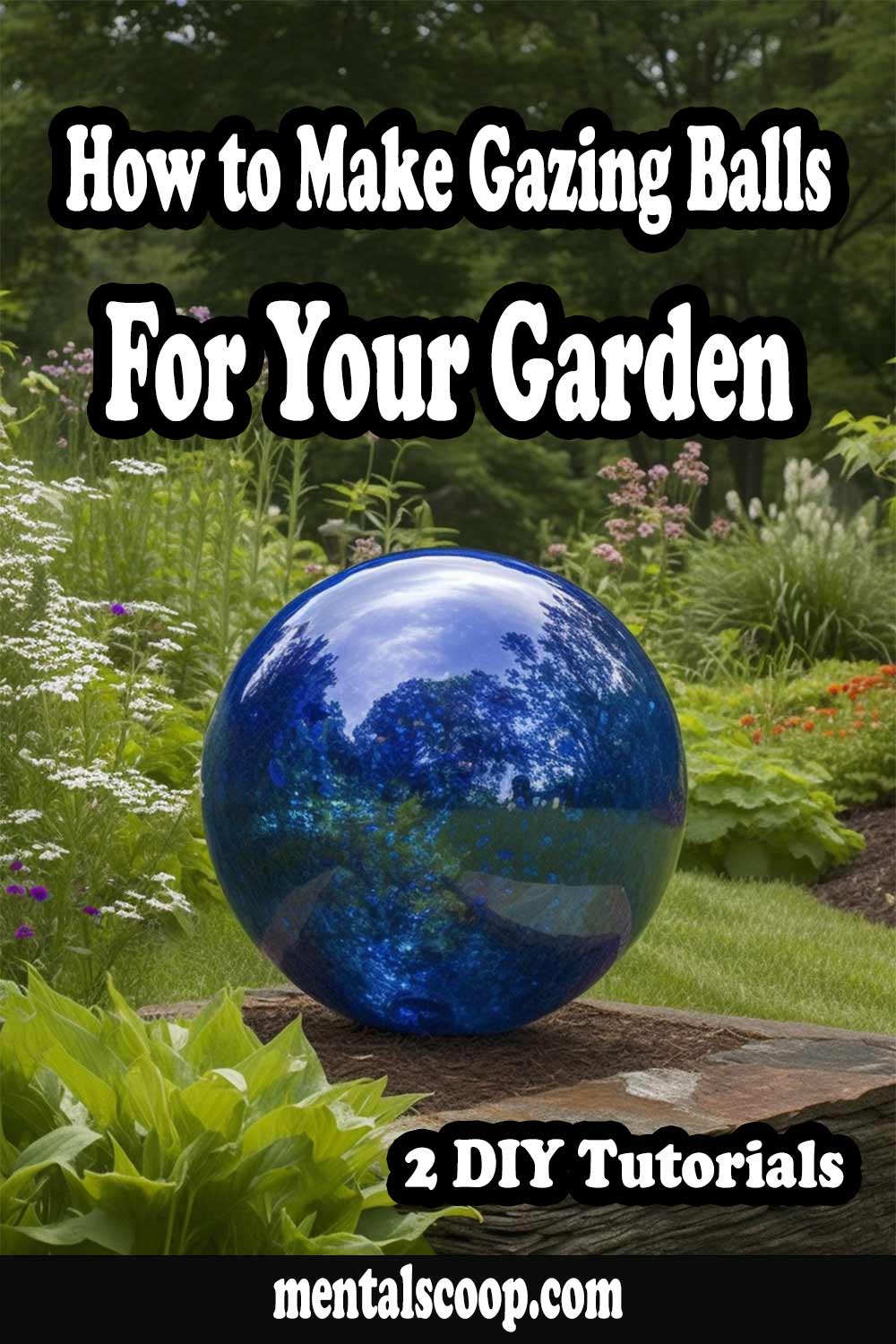 How to Make Gazing Balls For Your Garden Mental Scoop