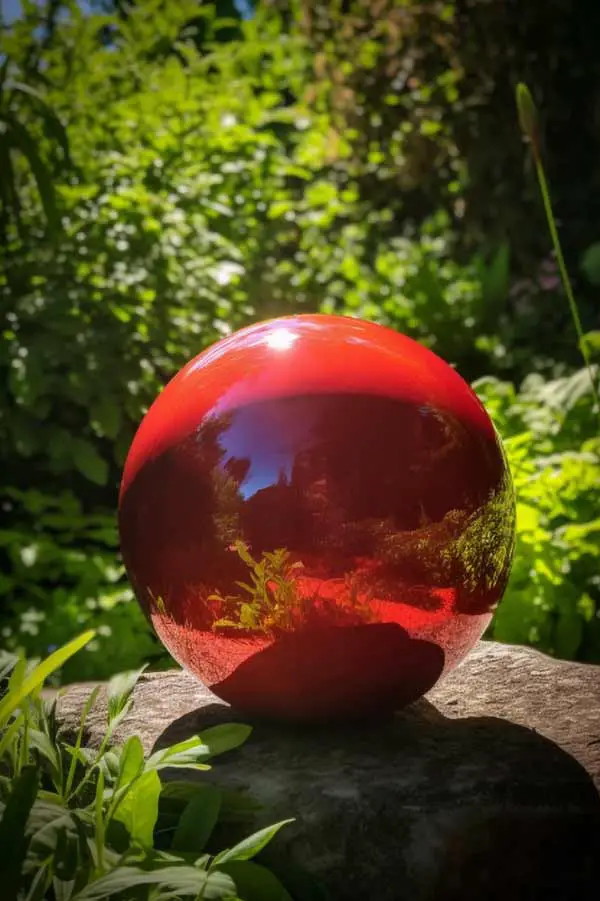 How to Make Gazing Balls For Your Garden Mental Scoop