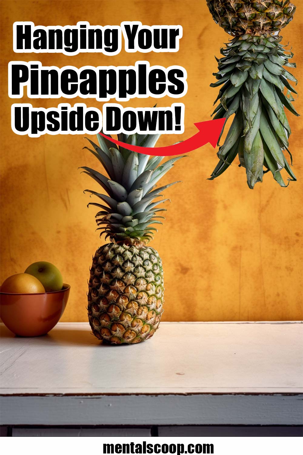 Hanging Your Pineapples Upside Down! Mental Scoop