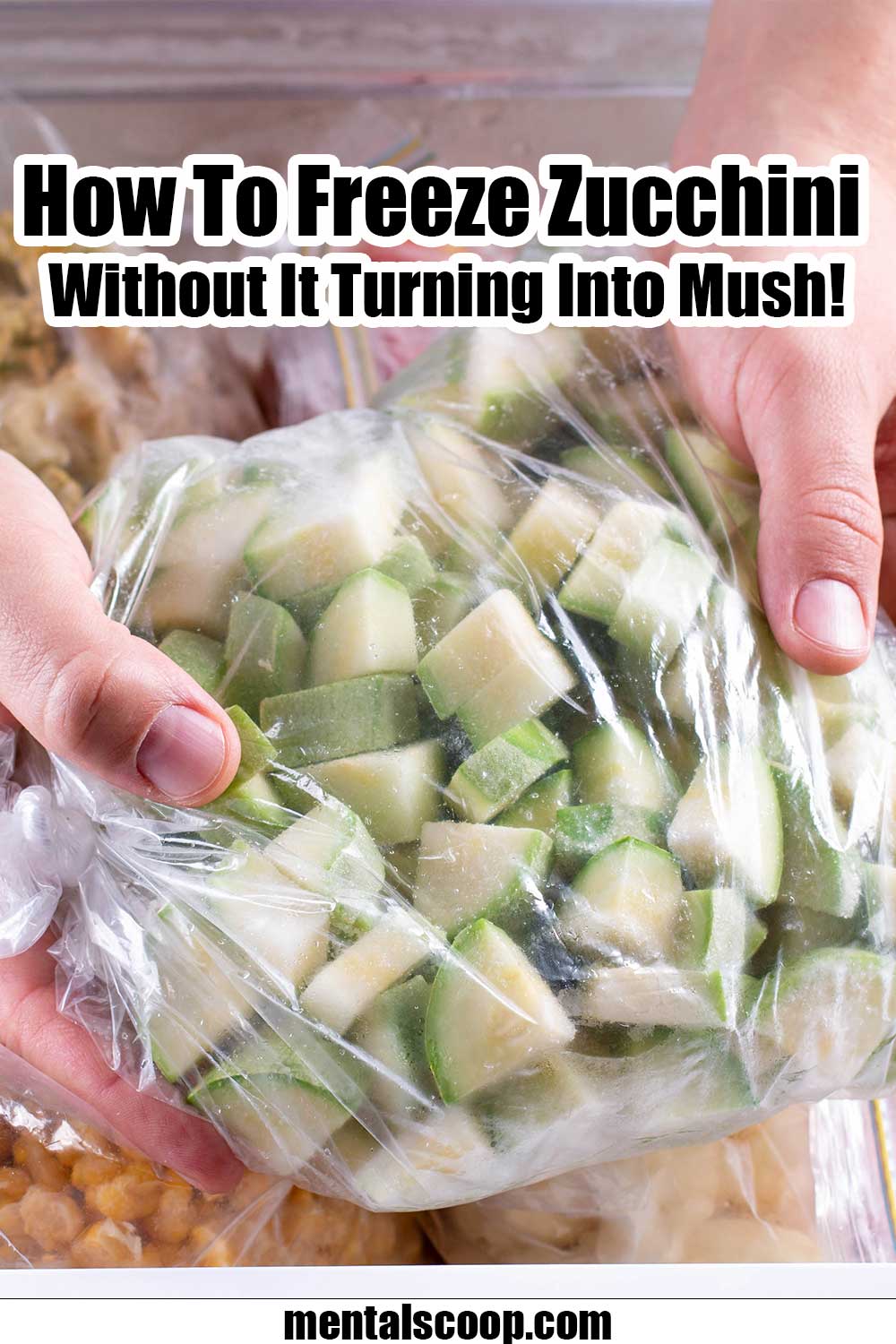 How To Freeze Zucchini Without It Turning Into Mush! Mental Scoop