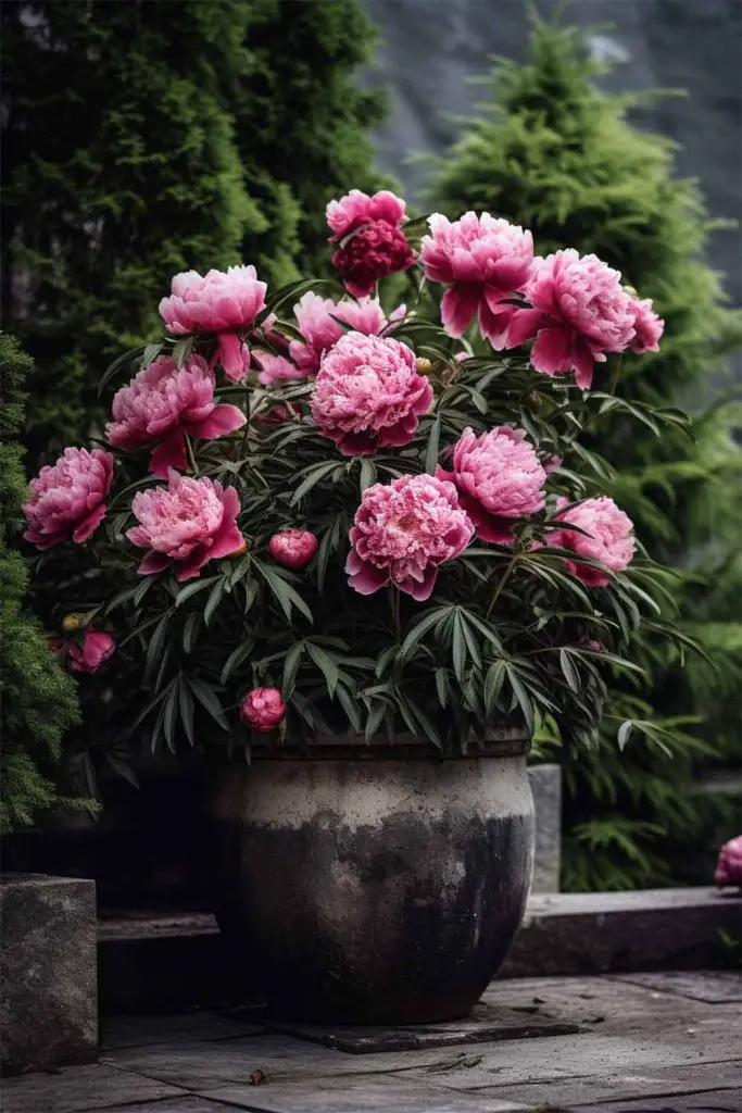 How To Grow Huge Peonies In Flower Pots! Mental Scoop