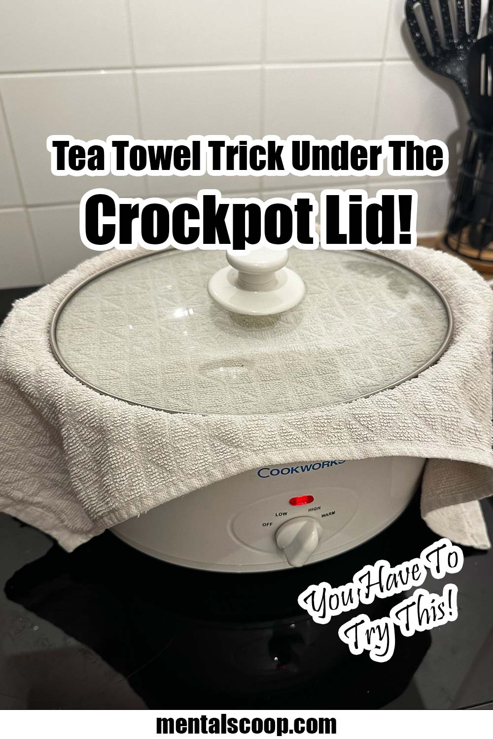 Crock Pot lid trick 