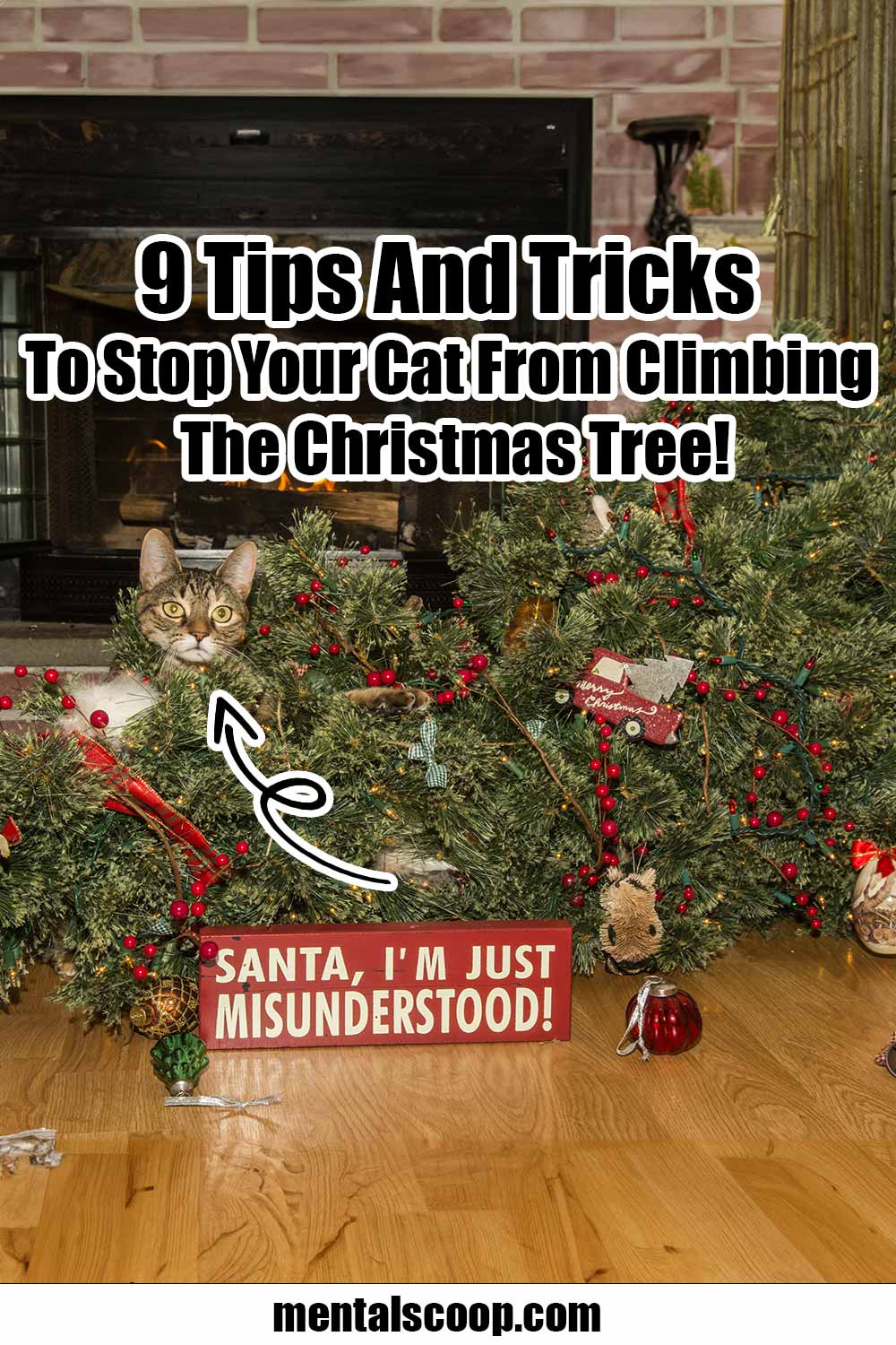 9 Tips And Tricks To Stop Your Cat From Climbing The Christmas Tree