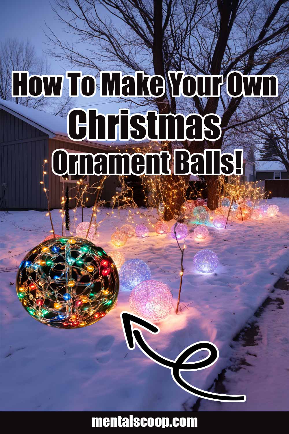 How To Make Your Own Christmas Ornament Balls! - Mental Scoop