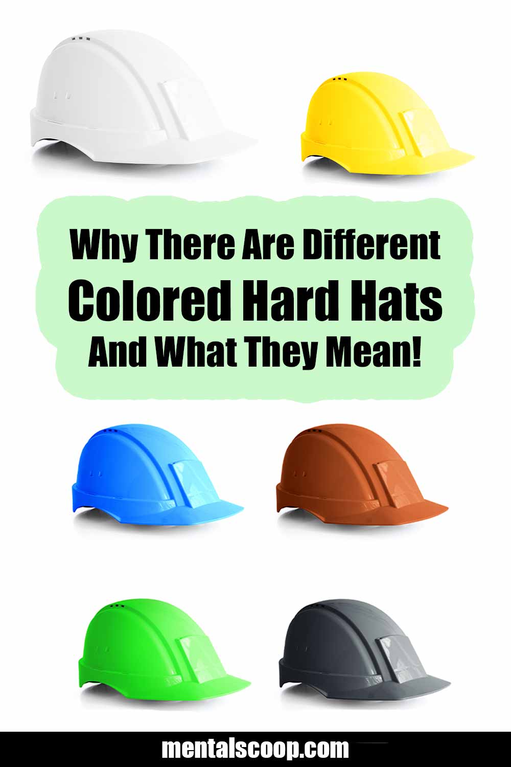 Hard hat hot sale color meaning