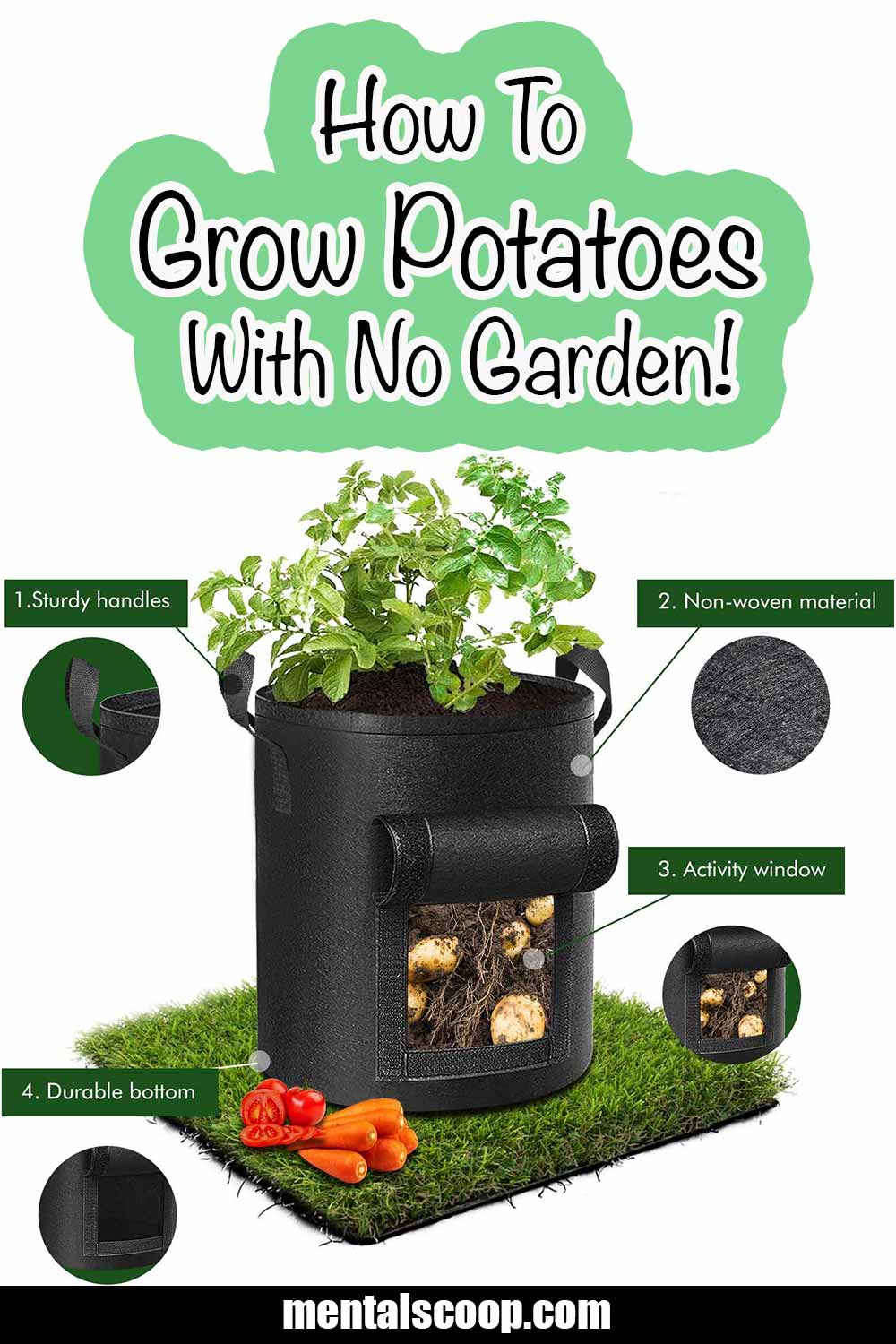 How to grow potatoes with no garden mental scoop
