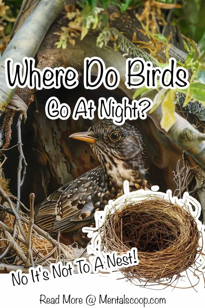 Where Do Birds Go At Night? & No It's Not To A Nest! Mental Scoop